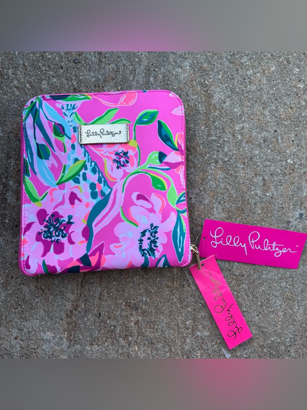 NWT Lilly Pulitzer Getaway Packable Tote Bag in Plumeria Pink Feline Fine NEW